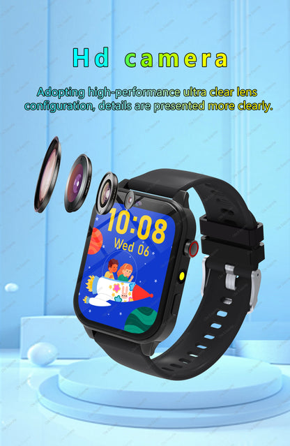 Kids Game Smartwatch HT30 with 18 Games, Camera, 1.83-Inch Screen, Step Counter, Alarm, Calculator and Flashlight in Four Color Choices