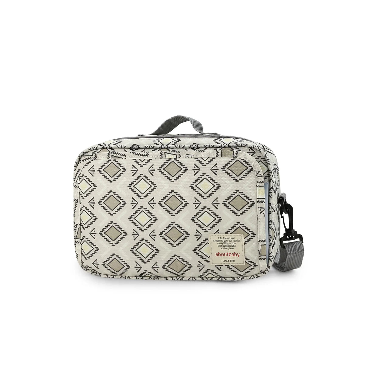 Baby Diaper Bag Wet Dry Storage Pouch with Printed Designs, Reusable Organizer for Diaper Changes, Baby Essentials and Everyday Outings