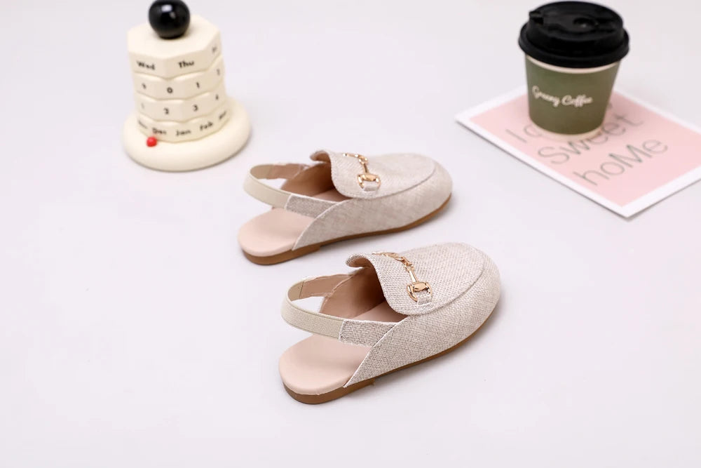 Children Dress Flats in Classic Loafer and T-Strap Styles, Beige Occasion Shoes for Boys and Girls, Weddings, Parties and Family Photos