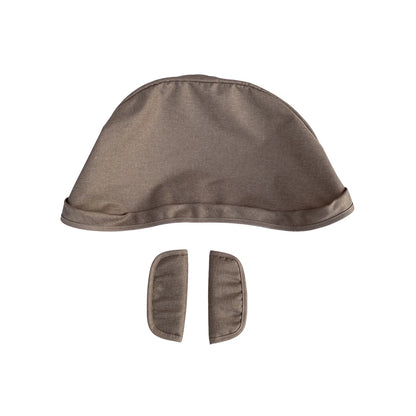 Doona-Compatible Replacement Canopy Fabric and Two Shoulder Pads for Doona+ and Doona i, Six Color Options with Existing Support Rods Required