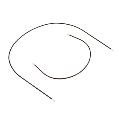 Stroller Support Bracket Set, 2-Piece Black Metal Curved Rods with Light-Colored End Tips for Compatible Baby Carriages and Prams