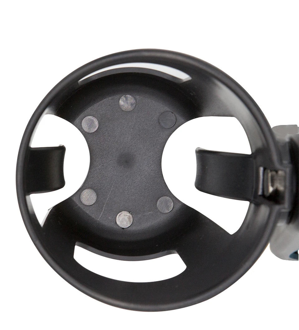 Stroller Bottle and Cup Holder with Clamp Mount and Optional Phone Slot, Single-Cup or Combination Storage Accessory for Walks and Family Outings