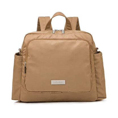 Diaper Bag Backpack with Wide Front Zip Pocket, SOBOBA Baby Essentials Organizer with Side Pockets and Top Handle, 34 x 32 x 12 cm