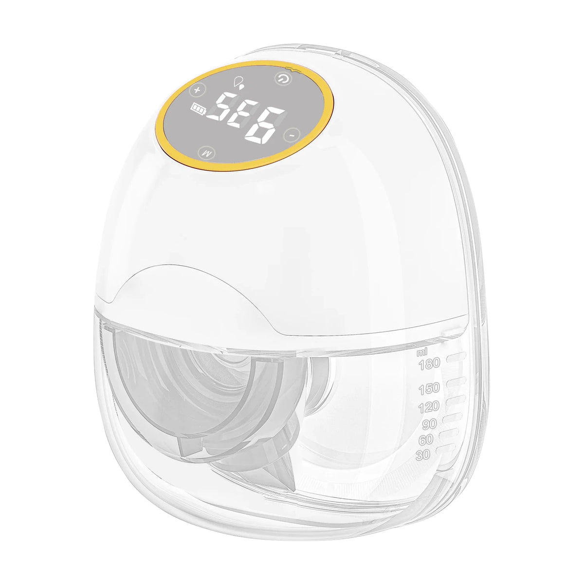 Electric Wearable Breast Pump with LED Screen, 3 Modes and 9 Suction Levels, Hands-Free Portable Milk Expression for Nursing Moms
