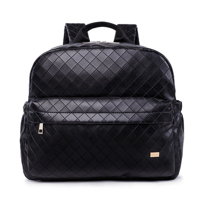 Diaper Backpack for Quick Outings, Lightweight Baby Changing Bag with Front Zip Pocket and Top Handle for Newborn Essentials