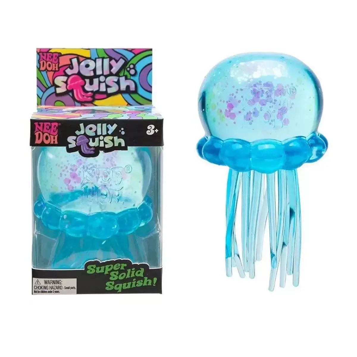 NeeDoh Squishy Fidget Toy, Nice Cube and Nice-Sicle Styles for Gentle Tactile Squeeze Play, Colorful Desk Breaks and Novelty Gift Ideas