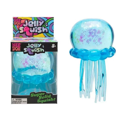NeeDoh Squishy Fidget Toy, Nice Cube and Nice-Sicle Styles for Gentle Tactile Squeeze Play, Colorful Desk Breaks and Novelty Gift Ideas