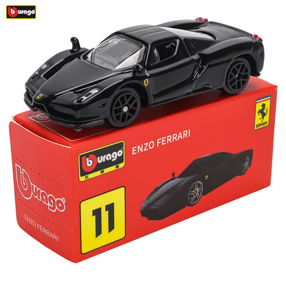 Bburago Ferrari Model Car, 1:64 Scale Diecast Metal Collectible with Daytona SP3, 488 GTB, F50 and More Sports Car Options for Display and Gifts