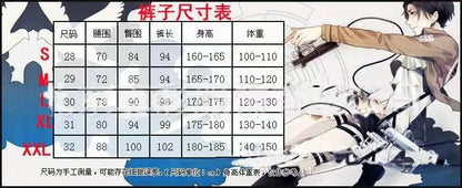 Attack on Titan Cosplay Costume with Recon Corps Jacket, Cloak and Harness Belt Options for Anime Conventions, Halloween and Character Dress-Up