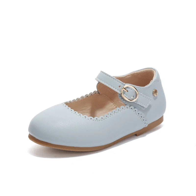 Pastel Kids Dress Shoes for Boys and Girls, Mary Jane Flats, Lace-Up Oxfords and Slip-On Styles for Weddings, Birthday Parties and Family Photos