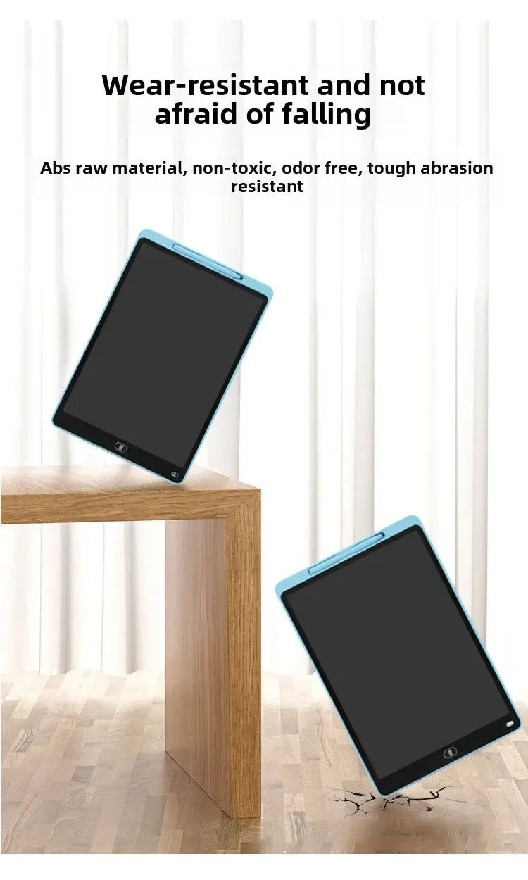 Large-Screen LCD Drawing Tablet for Kids, 16 or 20 Inch Reusable Color Writing Board with Stylus for Doodles, Letters and Math Practice