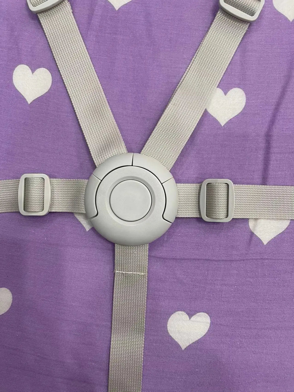 Nomi Baby Seat Harness in Beige, Adjustable Replacement Safety Straps for Compatible Newborn Set or High Chair Seating, Nylon Baby Chair Accessory