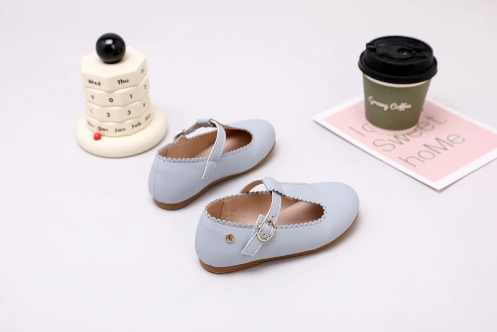 Pastel Kids Dress Shoes for Boys and Girls, Mary Jane Flats, Lace-Up Oxfords and Slip-On Styles for Weddings, Birthday Parties and Family Photos