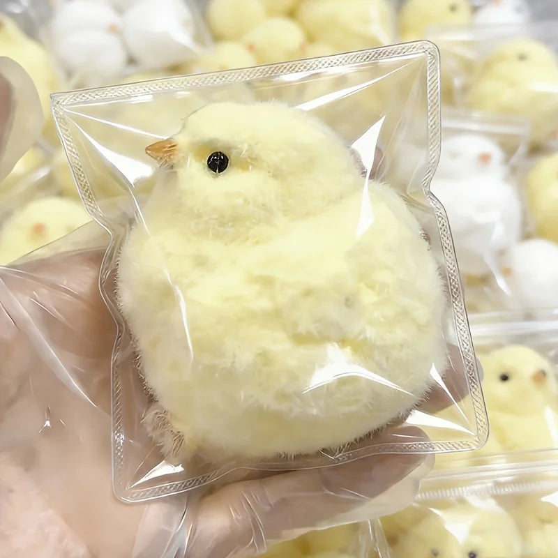 Chick Squishy Toy, 1-Piece Yellow Slow-Rebound Animal Squeeze Fidget for Tactile Play, Easter Basket Gifts, Birthday Favors and Classroom Prizes