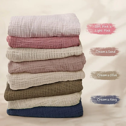 Cotton Bassinet Mattress Covers 2-Pack, Removable Washable Cradle Fitted Sheets with Textured Fabric for Compatible Nursery Mattresses