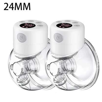 Hands-Free Electric Breast Pump, BornBL S12 Single or Double Portable Milk Expression Design with 24 mm or 27 mm Options for Nursing Moms