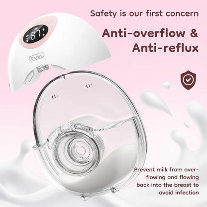 In-Bra Wearable Breast Pump by MAMIJOY EB50/EB50D, 4 Modes and 36 Levels, Rechargeable Hands-Free Design with Single or Double Options