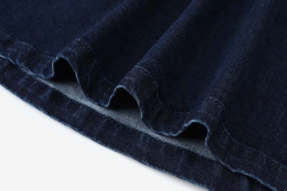 Kids Matching Varsity Outfits, Navy Embroidered Tops, Denim Skirts and Dresses for Babies, Boys and Girls, Sibling Photos and Fall Layering