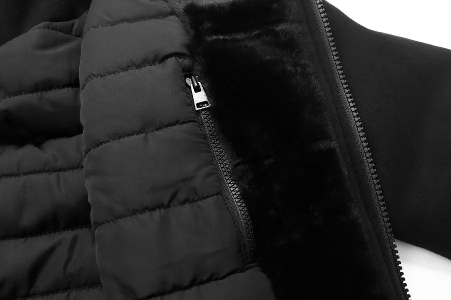 Kids Lined Zip-Up Hoodie with Plush-Textured Interior, Hood and Front Pockets, Boys and Girls Fall Winter Jacket for Everyday Layering
