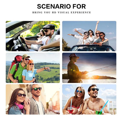 Children's 2-in-1 Sunglasses with Flexible Eyeglass Frame and Removable Sun Clip, Colorful Kids Shades for Summer Outings and Family Travel