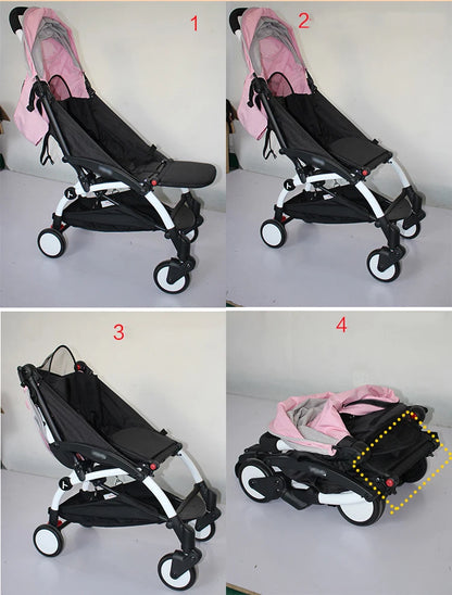 Stroller Footrest and Armrest Accessory Options, 16 cm or 21 cm Oxford Cloth Footboard with Optional Bumper Bar for Compatible Pushchair Frames