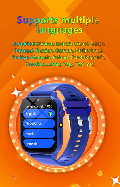 Kids Game Smartwatch HT30 with 18 Games, Camera, 1.83-Inch Screen, Step Counter, Alarm, Calculator and Flashlight in Four Color Choices