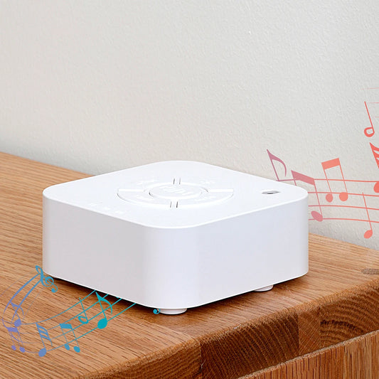Baby Sound Soother with 10 Relaxing Sounds, Portable USB Rechargeable White Noise Machine with Auto-Off Timer for Nursery and Travel Routines