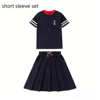 Kids Sailor Outfits in Cotton Jersey, Nautical Dresses, Polo Shirts and Shorts Sets for Boys, Girls and Babies, Summer Sibling Photo Styles