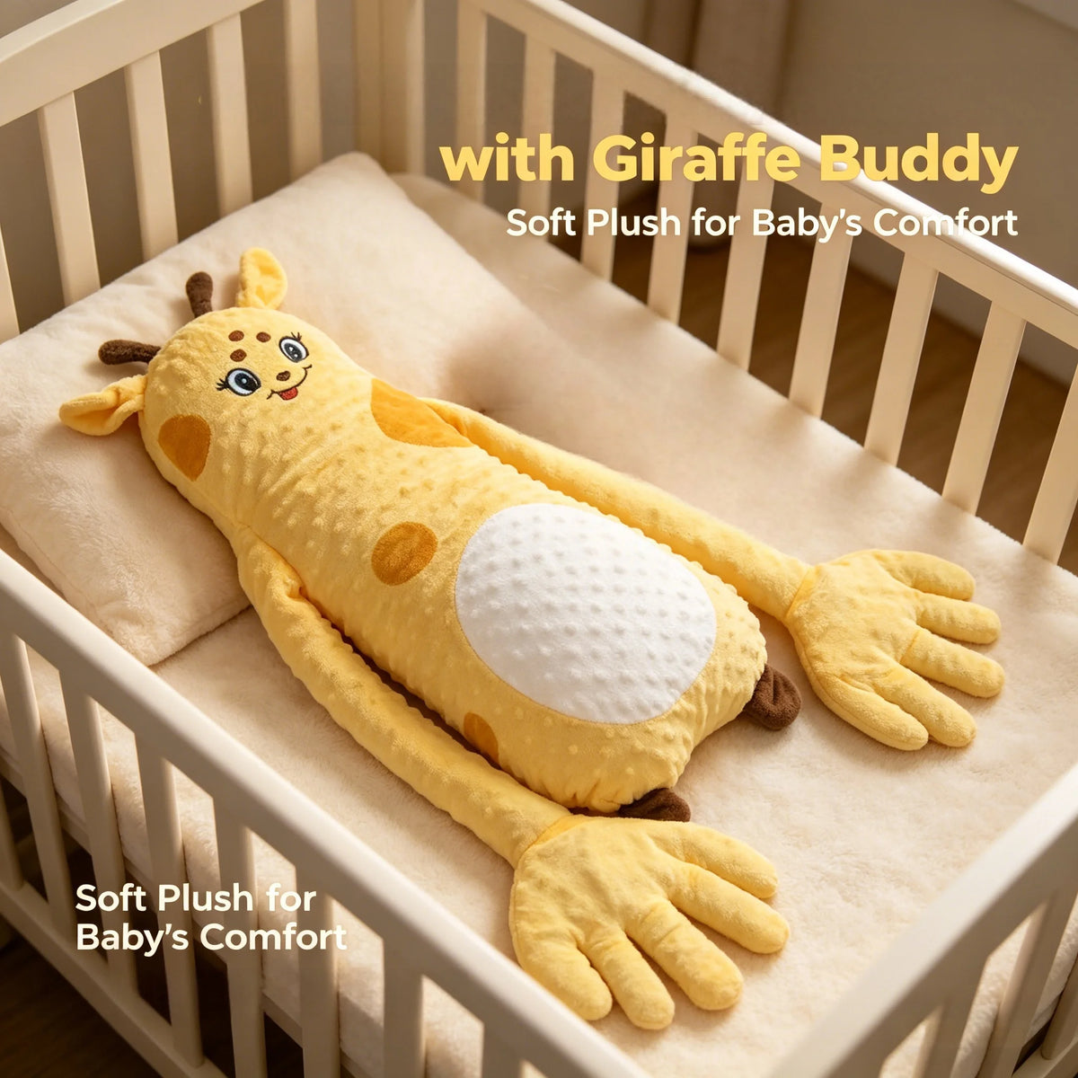 Animal-Shaped Electric Patting Pillow with Remote Control, Bubble-Textured Plush Design and Long Palm-Style Arm, Listed 68 cm Length
