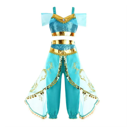 Princess Dress-Up Costumes for Girls with Mermaid and Fairy-Tale Style Options, Cotton-Blend Outfits for Birthdays, Halloween and Pretend Play