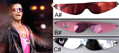 YEET Graphic Sunglasses with Jey Uso Main Event Lettering, Colorful Shield-Style Fan Shades in Children's and Adult Options for Party Outfits