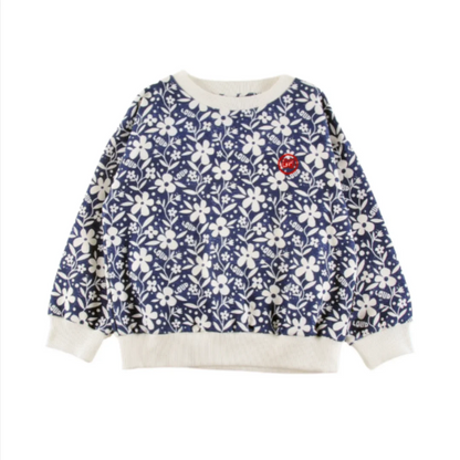 Graphic Kids Pullover Sweatshirt, Long-Sleeve Printed Tops with Crewneck and Collared Style Options for Boys and Girls Everyday Casual Outfits