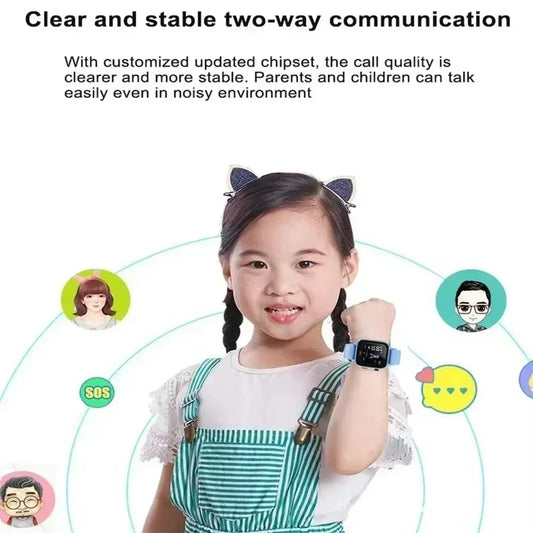 Kids Phone Smartwatch, S30 Camera Wristwatch with Listed SOS Calling, SIM Card Support, Alarm Clock and App Setup for Everyday Family Check-Ins