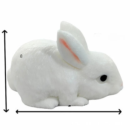 White Rabbit Squishy Toy, Soft Slow-Rebound Bunny Squeeze Fidget in 1, 2 or 3 Piece Options for Tactile Play, Desk Breaks and Novelty Gifts