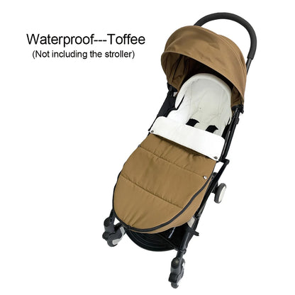 Waterproof Stroller Footmuff with Polar Fleece Lining for YOYO and Bugaboo, Windproof Winter Cover with Storage Bag and Optional Extra Quilt
