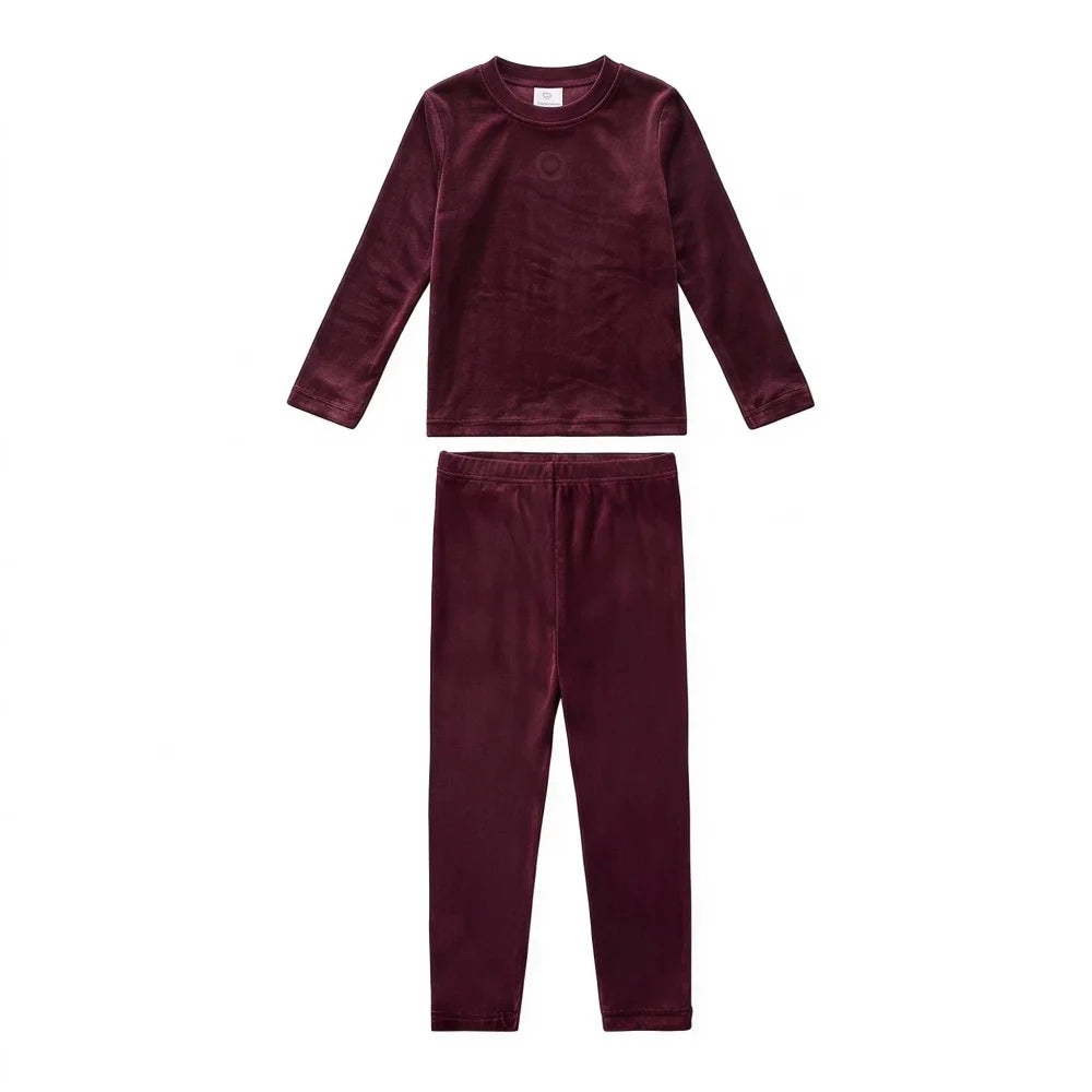 Velour Family Matching Outfits, Girls Jersey and Velour Maxi Dress with Coordinating Boys and Girls Sets and Baby Romper Styles