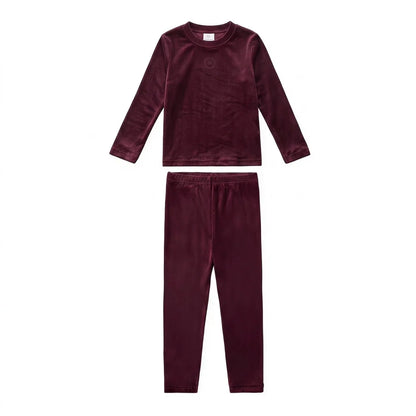 Velour Family Matching Outfits, Girls Jersey and Velour Maxi Dress with Coordinating Boys and Girls Sets and Baby Romper Styles