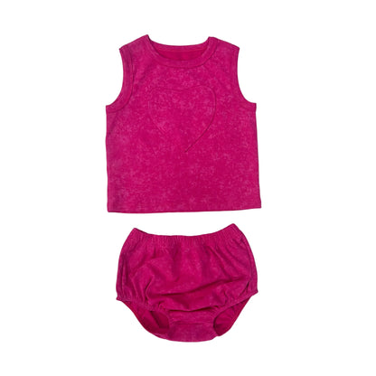 Rose Pink and Blue Kids Coordinated Outfits, Girls Dress, Boys Tops and Baby Set or Footie Options for Sibling Photos and Family Visits