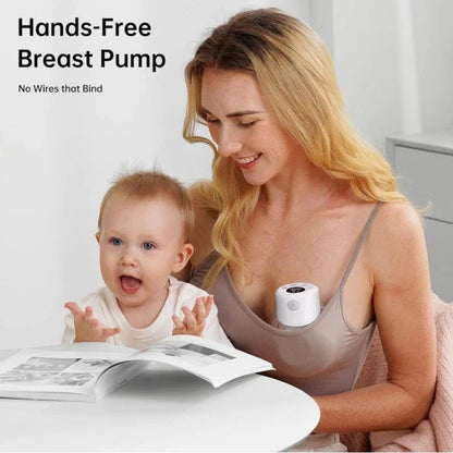 Hands-Free Electric Breast Pump, BornBL S12 Single or Double Portable Milk Expression Design with 24 mm or 27 mm Options for Nursing Moms