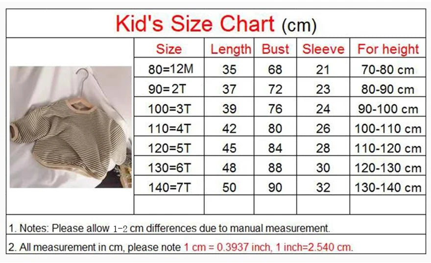 Striped Kids Sweatshirt with Crew Neck and Long Sleeves, Cotton Casual Pullover Top for Toddler Boys and Girls, Spring and Fall Layering