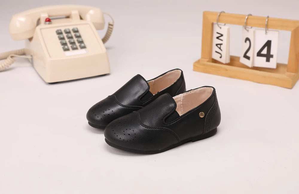 Toddler Dress Shoes for Boys and Girls, AS Classic Oxford, Loafer, Mary Jane and T-Bar Flats for Weddings, Parties and Family Photos