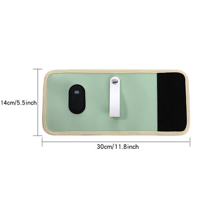Digital Bottle Warming Wrap with 21 Temperature Levels, USB Powered Baby Milk Warmer Sleeve for Travel Using a 5V 2A External Power Source