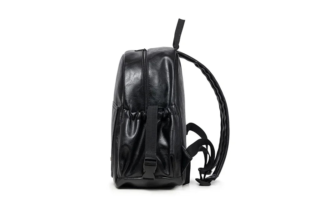 Nappy Changing Backpack by Soboba with Front Slip Pockets, Side Storage and Top Handle, Solid-Color Diaper Bag for Baby Essentials and Parent Outings