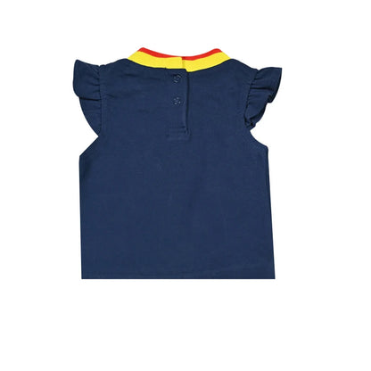 Striped Collar Kids Matching Outfits with Bee Motifs, Boys Shirts, Girls Dress and Top-Skirt Sets, Baby Top-and-Shorts Options for Sibling Photos
