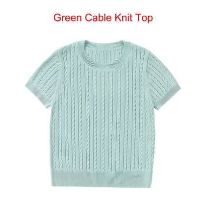 Sage Green Gingham Kids Outfits with Cotton Girls Dress and Baby Romper Options, Lyocell Knit Layers and Boys Separates for Sibling Family Photos