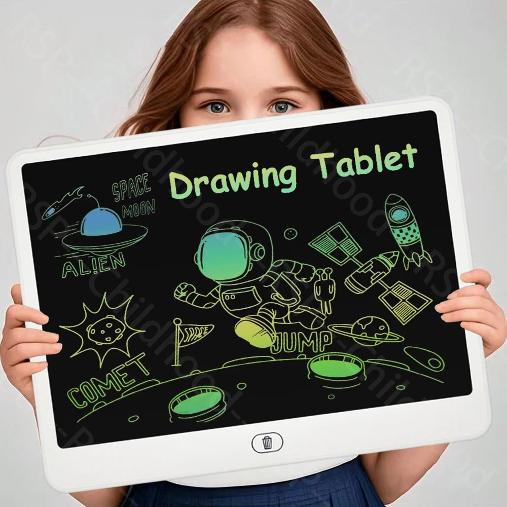 Kids LCD Doodle Tablet, 8, 11, 13 or 16-Inch Erasable Drawing and Handwriting Board with Stylus, Screen Lock and Clear Button for Creative Practice