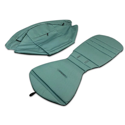 Stroller Canopy Cover and Padded Seat Set Compatible with Babyzen YOYO and YOYO2, 600D Replacement Fabric with Rear Zipper Pocket and Color Options