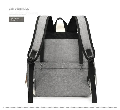 Flap-Top Diaper Backpack with Front Storage Pockets, Two Stroller Hooks and 53 x 34 cm Changing Mat for Baby Essentials and Everyday Parent Outings