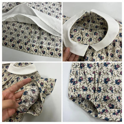 Floral Sibling Matching Clothing with Girls Dresses, Skirts and Tops, Baby Romper and Set Options for Family Photos and Holiday Outfits