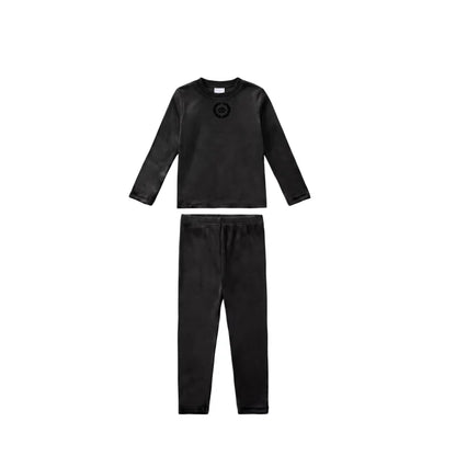 Velour Family Matching Outfits, Girls Jersey and Velour Maxi Dress with Coordinating Boys and Girls Sets and Baby Romper Styles